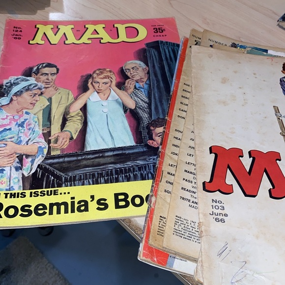MAD Magazine Lot of 8.  1960’s Magazines - Picture 2 of 3